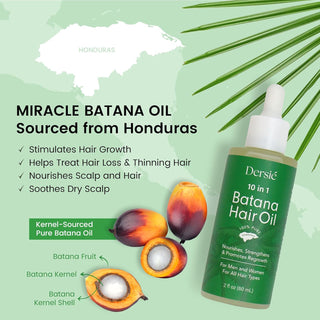 Dersie Hair Growth Oil with Batana and Rosemary